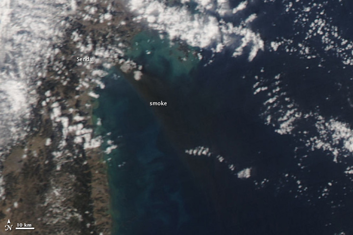 NASA Satellite Photos Show Devastation From Japan Quake and Tsunami
